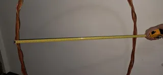 Cesta de mimbre con asa alta