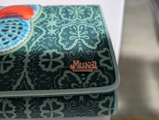 Cartera Billetera Mundi Mariposa Verde