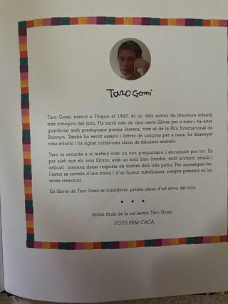 Libro infantil. Els meus amics. Taro Gomi