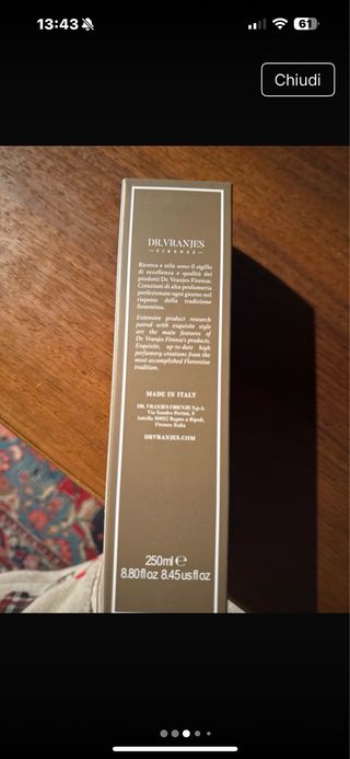 Dr. Vranjes Fragranza Biancheria Firenze