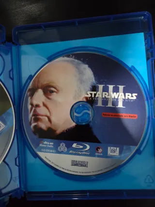 Trilogía Star Wars Blu-ray episodio I, II y III