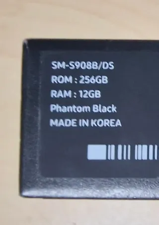 Samsung S22 Ultra 256GB Negro