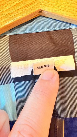 Camisa Burberry Niño Nueva