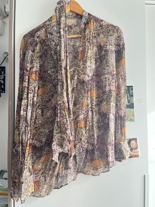 Blusa Massimo Dutti Estampada