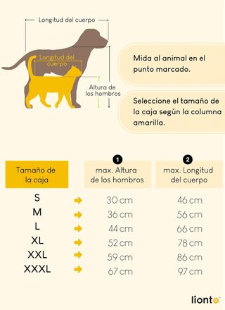 lionto Trasportino per Cani Borsa pieghevole per animali
