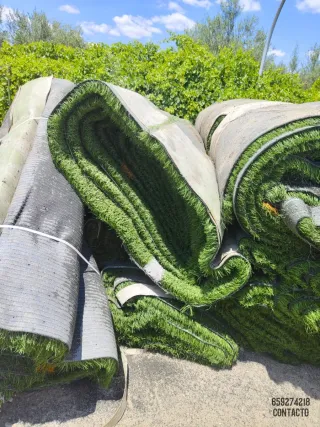 Césped artificial reciclado