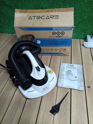 Aspirador de Mano, sin bolsa, 600 W, 1.5 litros, Blanco