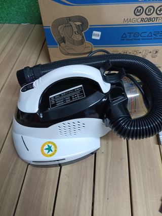 Aspirador de Mano, sin bolsa, 600 W, 1.5 litros, Blanco