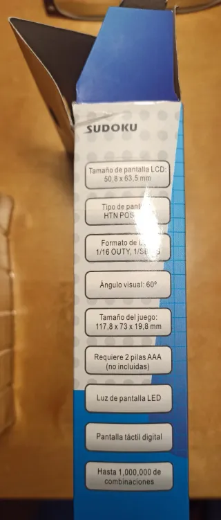 Sudoku Electrónico Táctil