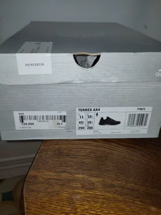 Adidas Terrex AX4 Zapatillas Trail Running Negras