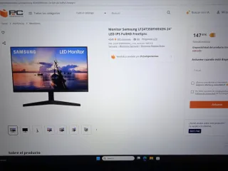 Monitor Samsung Negro 24 pulgadas