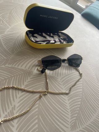 Gafas de sol Marc Jacobs doradas y negras