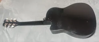 Guitarra Acústica Flamenca Negra