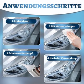 Kit Reparación Faros 200ML Pulido Faros Coche,Kit