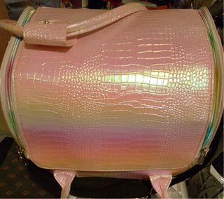 Maletín rosa para maquillaje o uñas