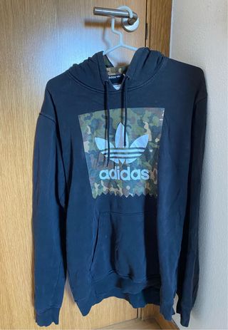 Sudadera Adidas Negra Camuflaje Militar