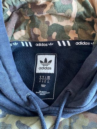 Sudadera Adidas Negra Camuflaje Militar
