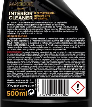 Maddox Detail | Limpiador de Tapicerias Textil, Al