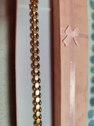 Pulsera Acero Dorado Mujer