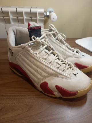 Jordan 14 Retro Blanco Rojo