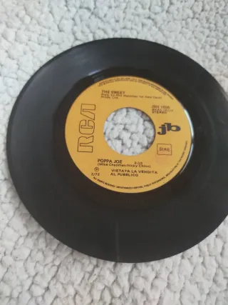 Disco 7" Nilsson-Without You / The Sweet-Poppa Joe