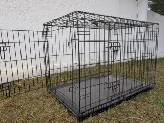 Jaula Plegable Perro Gato 90cm