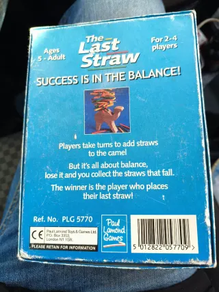 Juego The Last Straw