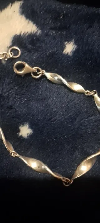 Pulsera de plata pura