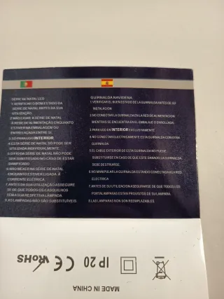 2 Cortinas de Luces LED Navideñas