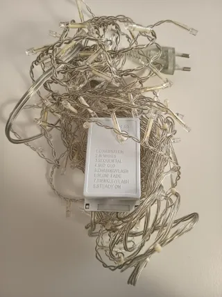 2 Cortinas de Luces LED Navideñas