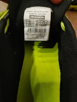 Scarpini Kipsta n.43 Nero/Giallo