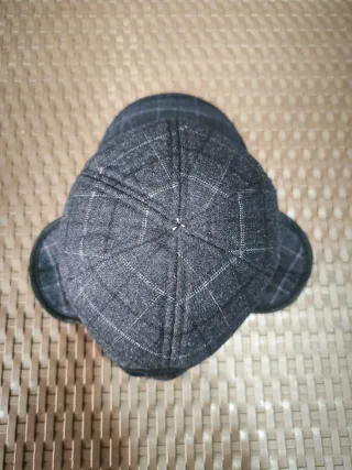 Gorra Armani a cuadros gris autentica