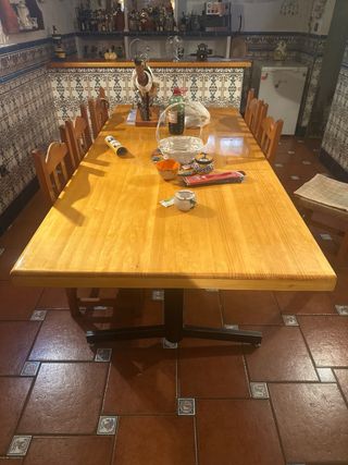 Mesa de madera grande