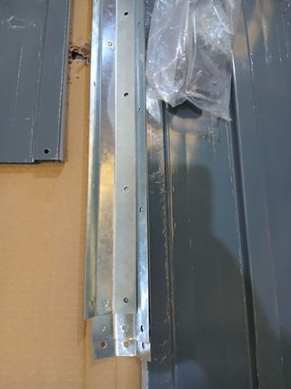 vidaXL Arriate Jardín Acero Galvanizado Gris