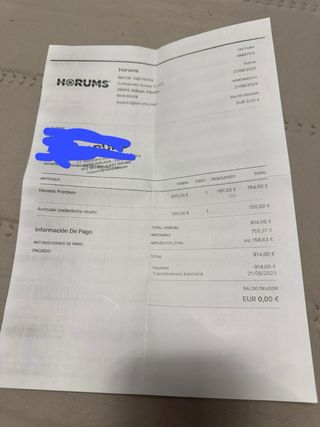 Pinganillo HORUMS Premium Negro/Dorado Nuevo