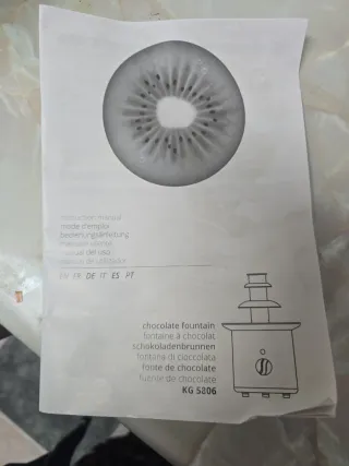 Fuente de chocolate Kiwi