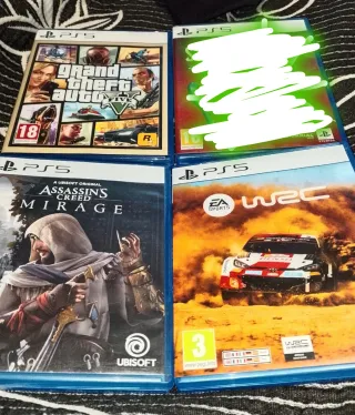 Juegos PS5: GTA V, Assassin's Creed Mirage, WRC