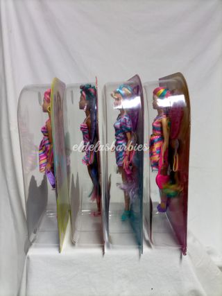 Barbie Totally Hair: lotto completo di 4 bambole
