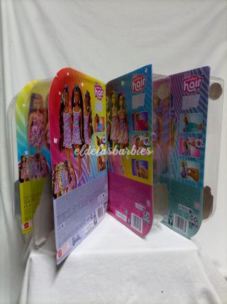 Barbie Totally Hair: lotto completo di 4 bambole
