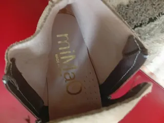 Botines miMaO ante beige