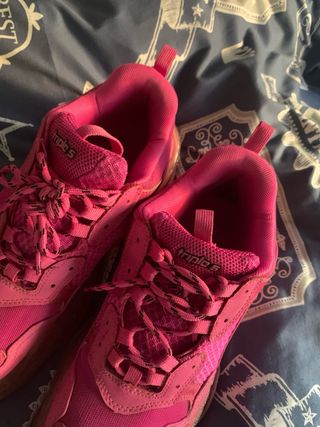 Zapatillas Balenciaga Triple S Rosa Talla 44