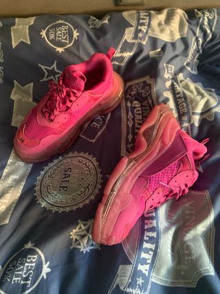 Zapatillas Balenciaga Triple S Rosa Talla 44