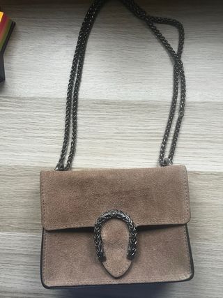 Bolso bandolera pequeño marrón