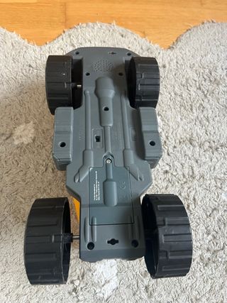 Camión cementera CAT amarillo con luces y sonido