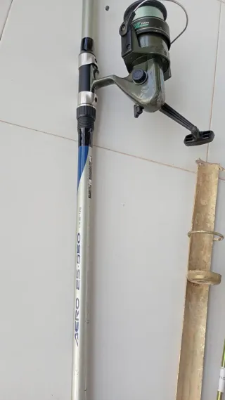 Lote de pesca: cañas y carretes