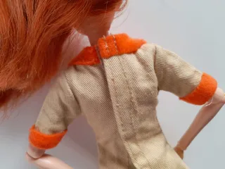 camice sciancrato Barbie color sabbia