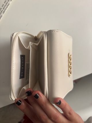 Cartera blanca Primark
