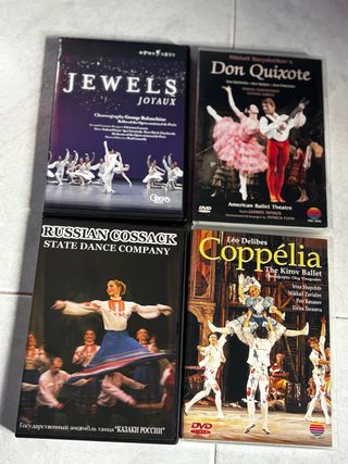DVDs de Ballet Clásico: Jewels, Don Quixote, Coppe