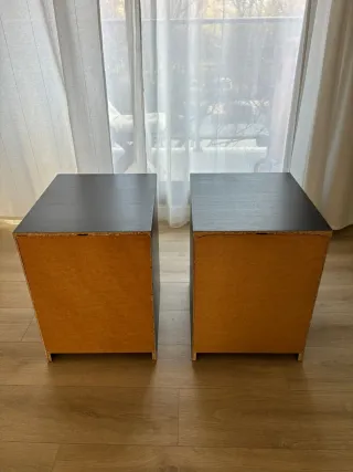 Mesitas de noche Ikea MALM (2 unidades)
