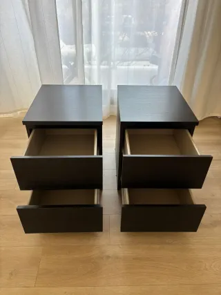 Mesitas de noche Ikea MALM (2 unidades)